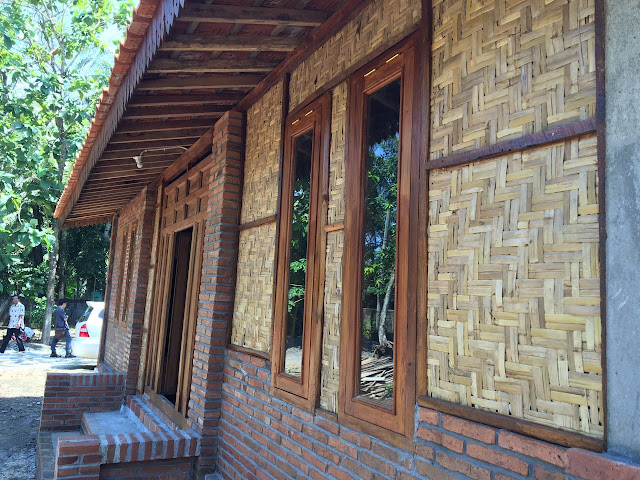 Desain Rumah Dinding  Anyaman  Bambu 