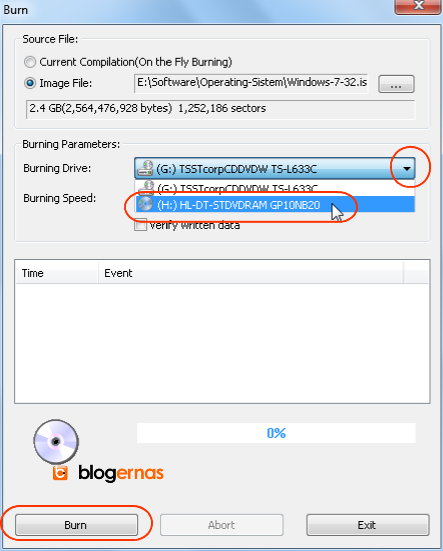 Cara Enteng Burning File Image ISO ke DVD (Full Gambar Tutorial)