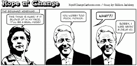 obama, obama jokes, clinton, hillary, benghazi, lewinsky, blow job, sex, conservative, stilton jarlsberg, hope n' change, hope and change, hearings, libya, political humor