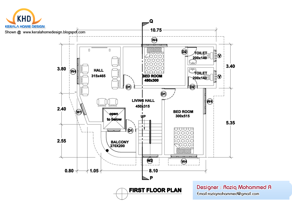  Home  plan  and elevation Kerala home  design  and floor plans 