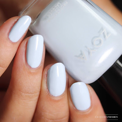 Nail polish swatch of Blu from the Zoya Bridal Bliss collection