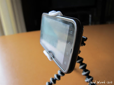 make Cell Phone Holder, Binder Clip