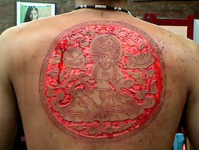 scarification tattoo. Weird Thing - Scarification