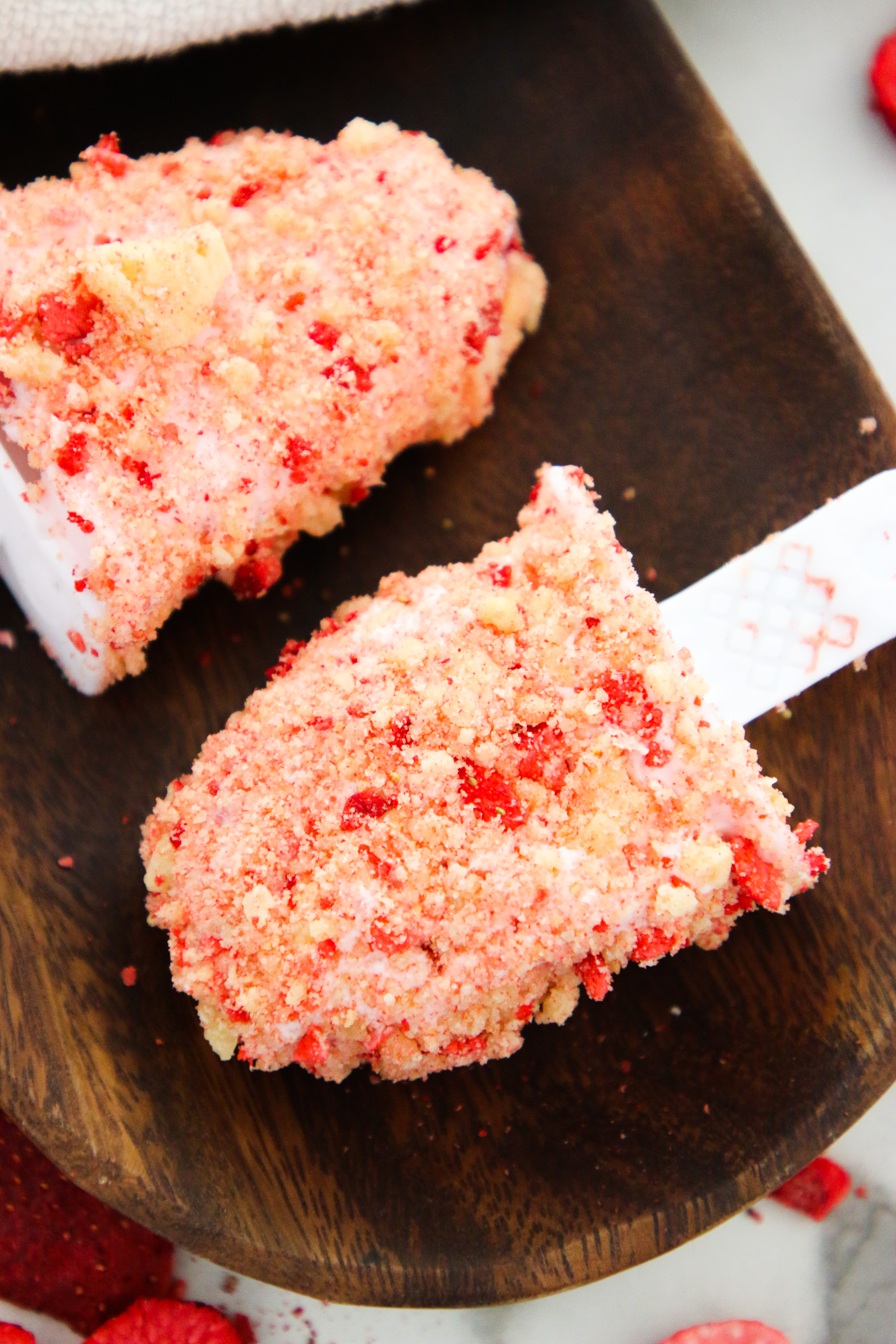 Strawberry Shortcake Popsicle