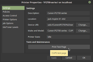 Mensetting Printer di Linux Mint