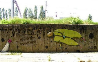 Amazing graphic graffiti  - wall graffiti
