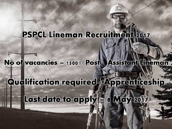 PSPCL Lineman Recruitment