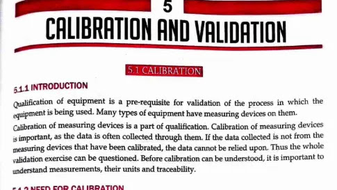 Calibration - Validation PDF | PPT