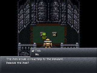 Sealed Chests inside the Northern Ruins, a dungeon in Chrono Trigger. If you inspect these chests in 600 AD but don't open them, and then jump forward to 1000 AD, they will contain upgraded items.