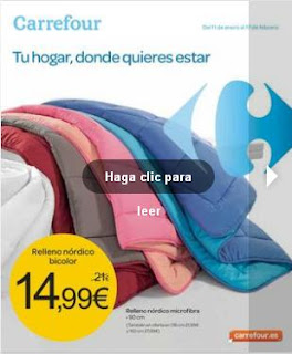Carrefour textil hogar edredones