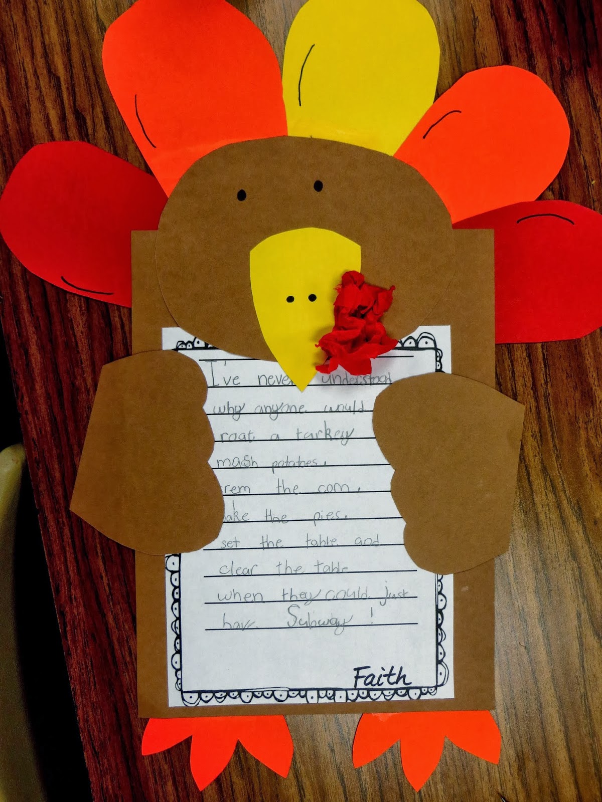  2nd  Grade  Thanksgiving  Crafts  That are Terrible Ruby Website