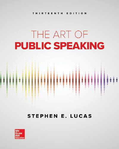 Download The Art of Public Speaking: 2023 Release 13th Edition, Kindle Edition [PDF]