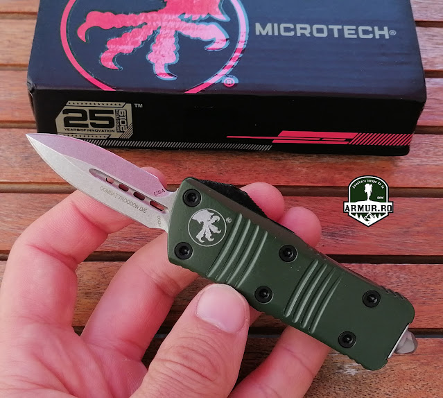 Microtech Mini Combat Troodon EDC John Wick's Knife Cutit automat replica made in China Clone Review
