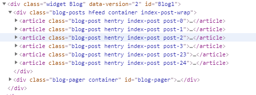 Cấu hình CSS cho bài viết đầu tiên của blogspot