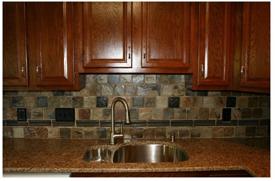 Rustic Backsplash For Kitchen