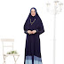 Busana Muslimah Biru Tua