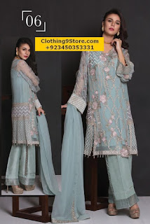 Jazmin Embroidered Chiffon Vol-2 Catalog 2017-18