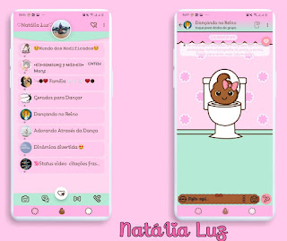 Cute Poopi Theme For YOWhatsApp & Fouad WhatsApp By Natalia Luz