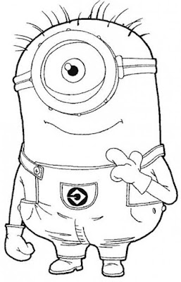 Personajes de Los Minions para colorear