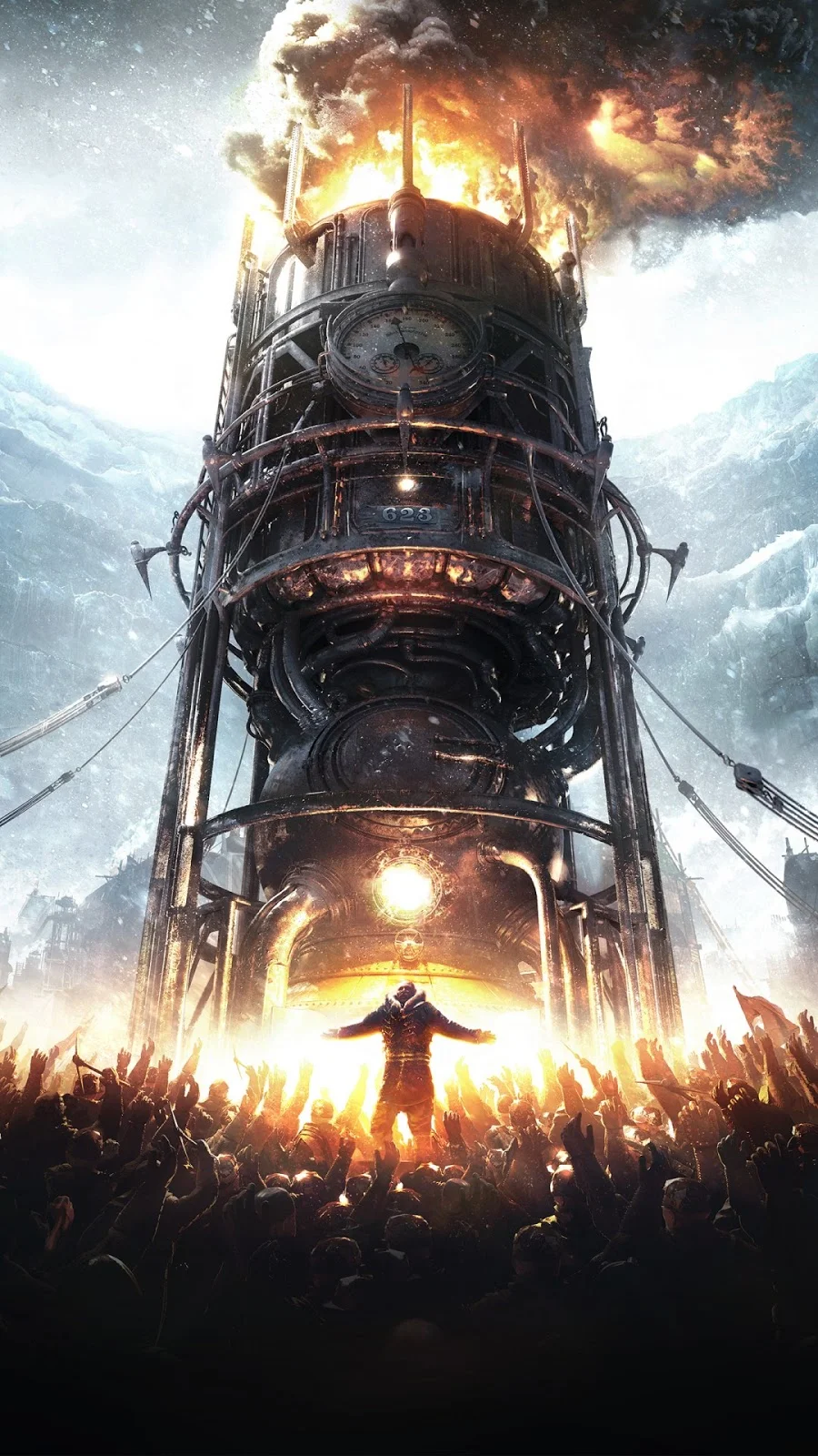  Papel de parede Jogo Frostpunk para PC, Notebook, iPhone, Android e Tablet.