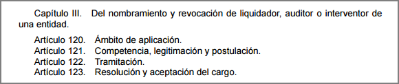 Ley Jurisdicción Voluntaria artículo 120