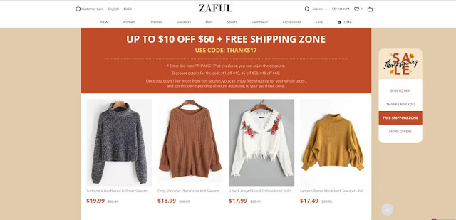 Zaful Thanksgiving Shopping Tips, new arrivals, fashion,moda, promotion, promoção, roupas, feriado