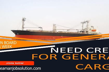 Career At General Cargo Vessel For Able Seaman, Cook Filipino Crew