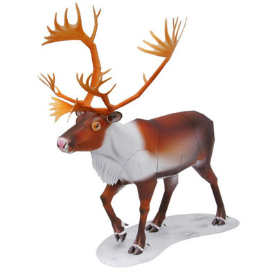 Reindeer Papercraft