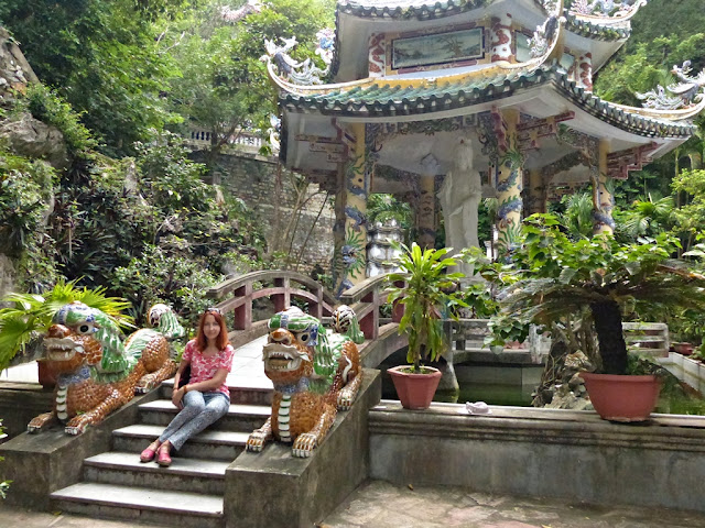 Temple at the Marble Mountains Da Nang Vietnam