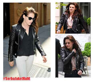 jaket kulit model kotak kotak kristen jaymes stewart