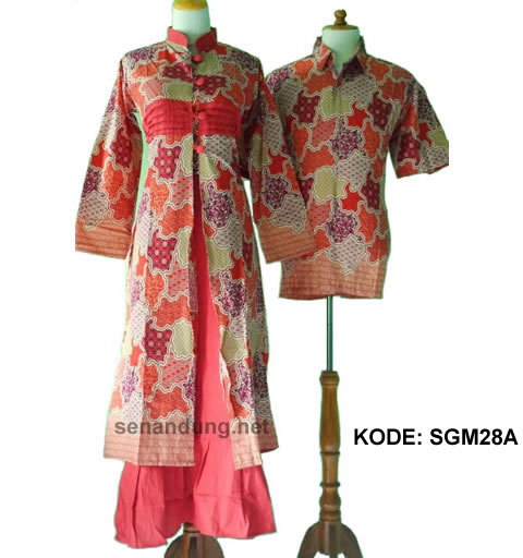 Baju Batik Sarimbit Couple Pasangan Muslim Modern Online