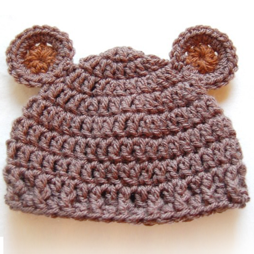 Newborn Baby Bear Hat - Free Pattern