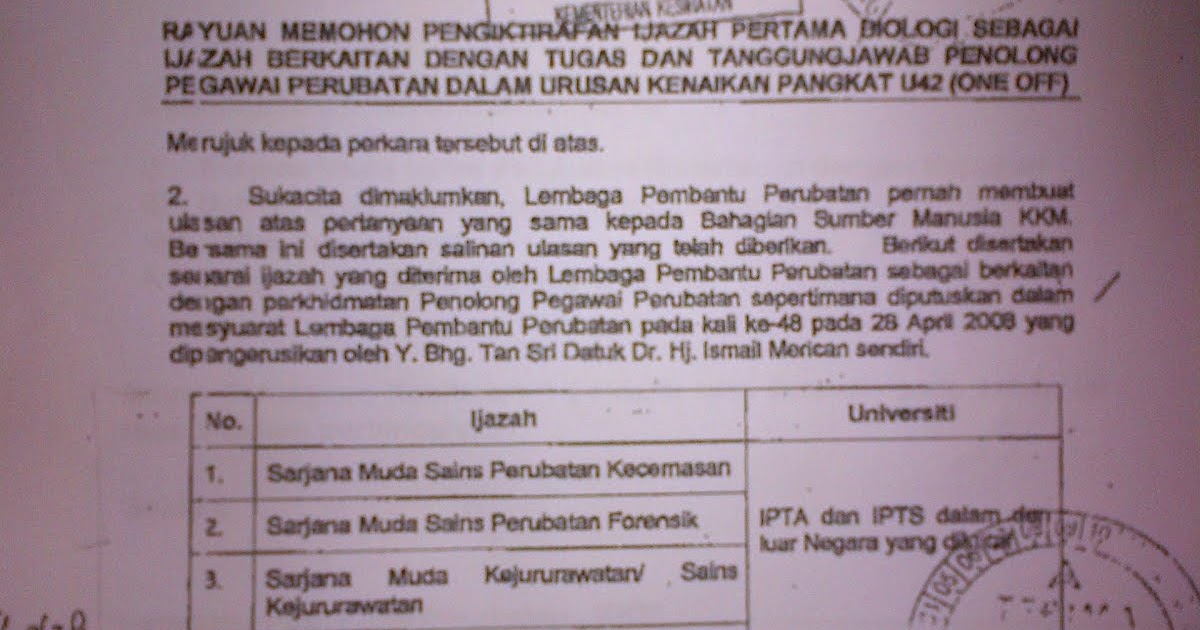 .: BERITA TENTANG IJAZAH UNTUK PARAMEDIK