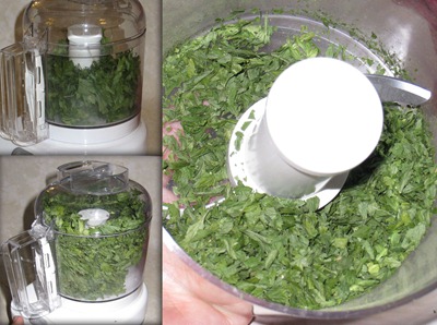 Chopping Parsley
