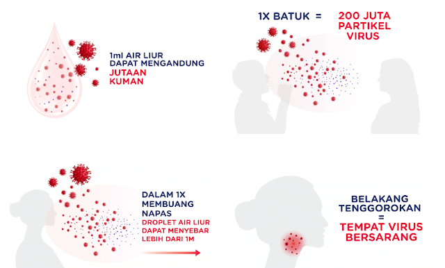 Jumlah virus dalam air liur