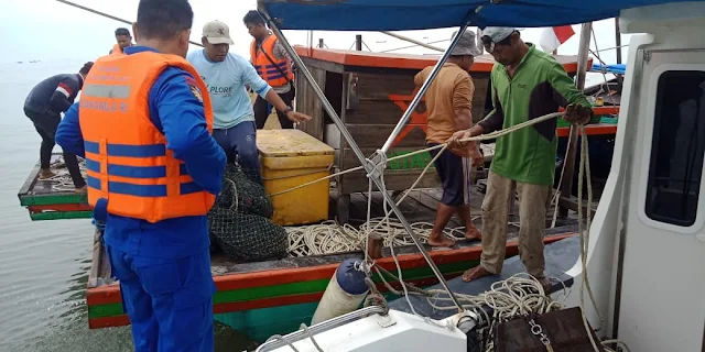 Dua Pukat Trawl Beroprasi Diamankan Sat Pol Air Polres Sergai 