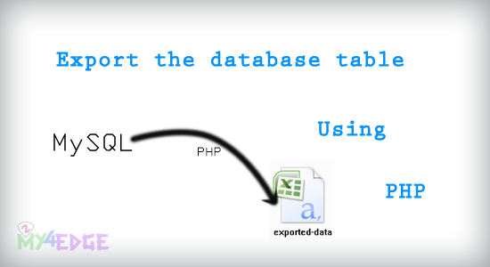 Export Database Table