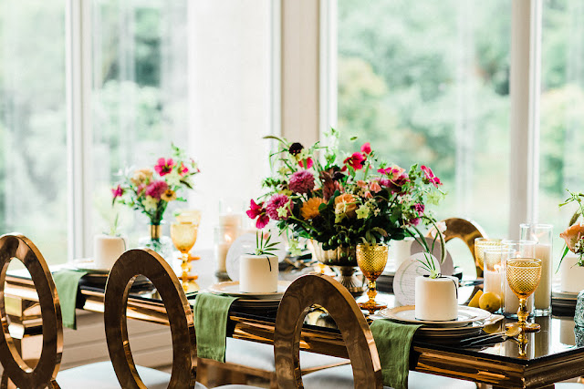 table centerpiece tropical toronto