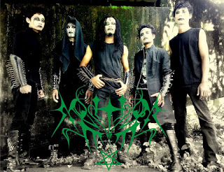 Moninggar Band Javanese Extreme Black Metal Sukoharjo Jawa Tengah Indonesia Foto Personil Cover Artwork Logo Wallpaper