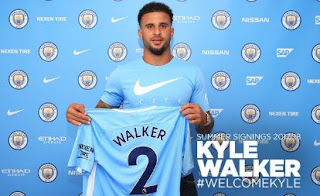 Manchester City Resmi Transfer Kyle Walker dari Tottenham Hotspur