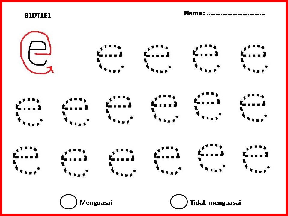 Yang Indah Itu Bahasa: Menulis Huruf Vokal