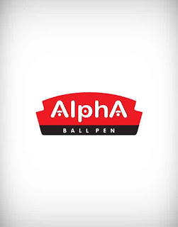 alpha ball pen vector logo, alpha ball pen logo, pencil, ink, point, closeup,  document, secretary, tool, ballpoint, study, luxury, accessories, report, signature, school, college, office, book