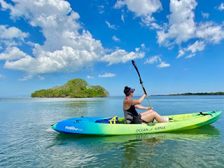 Kayaking with manatees in Biscayne National Park