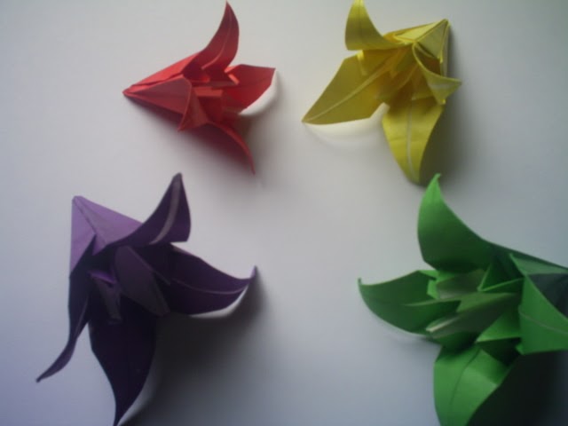 Siempre Educadora: Origami: Flor Lily