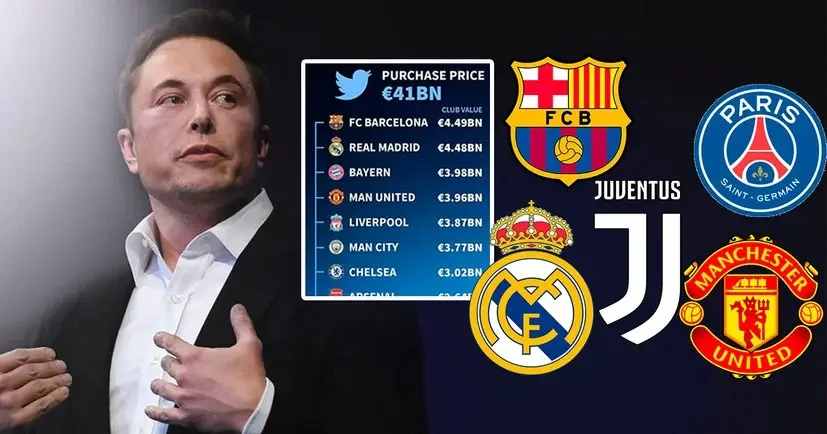 Elon Musk could've bought 15 elite football teams for €40 billion instead of Twitter