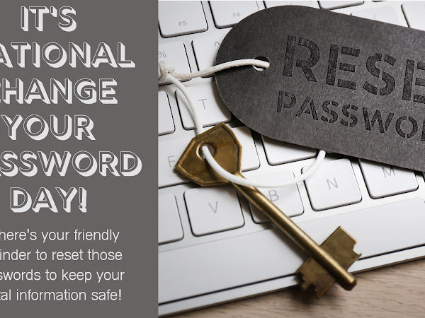 Wordless Wednesday: It's National Change Your Password Day!