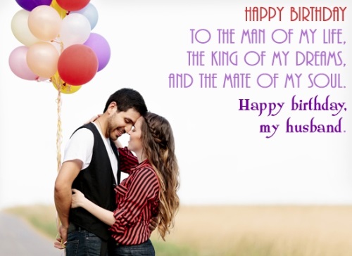 happy birthday husband couple love image with balloon