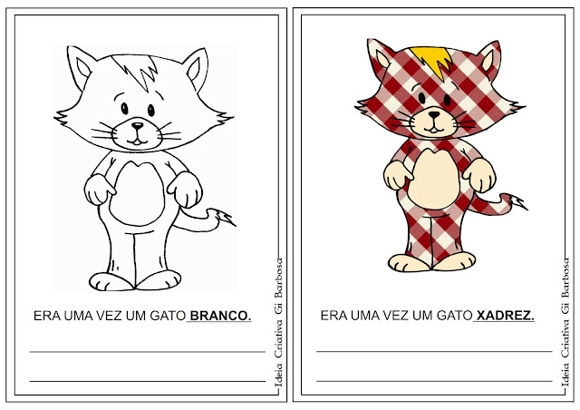 Livrinho para Montar Era uma vez um gato xadrez...