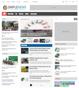 Template Blog Berita & Majalah Online SEO Friendly