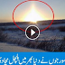 Rare optical phenomenon creates three suns in the sky